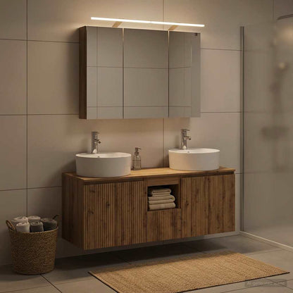 Bathroom Cabinet Set 4 pcs Artisan Oak Engineered Wood