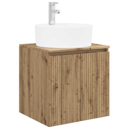 Bathroom Cabinet Set 4 pcs Artisan Oak Engineered Wood
