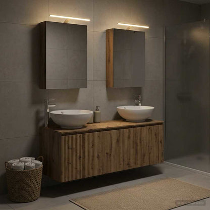 Bathroom Cabinet Set 5 pcs Artisan Oak Engineered Wood