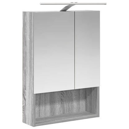 Bathroom Cabinet Set 5 pcs Grey Sonoma Engineered Wood