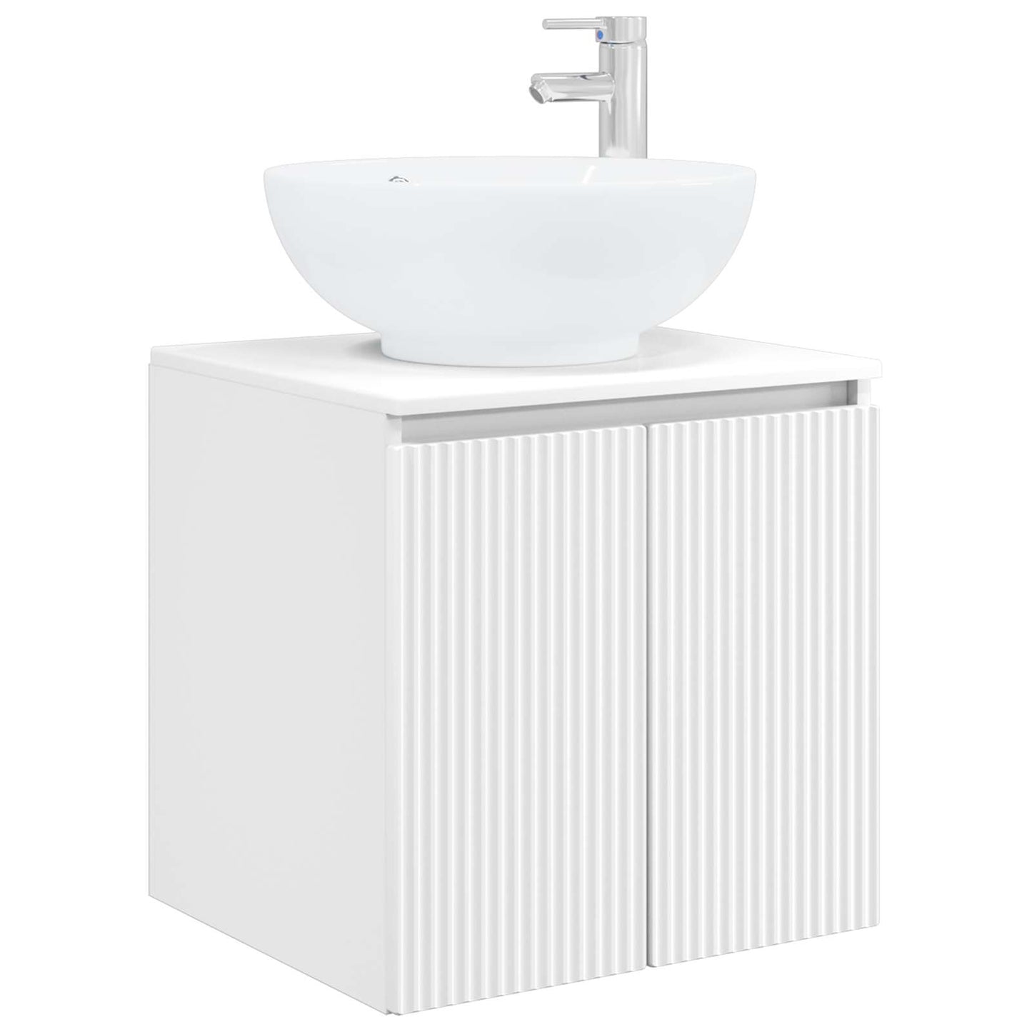 Bathroom Cabinet Set 5 pcs White Engineered Wood