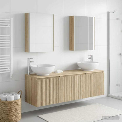 Bathroom Cabinet Set 5 pcs Sonoma Oak Engineered Wood