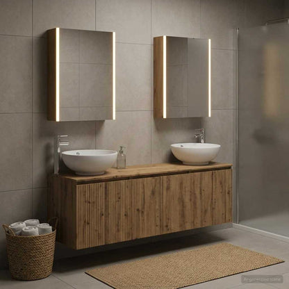 Bathroom Cabinet Set 5 pcs Artisan Oak Engineered Wood