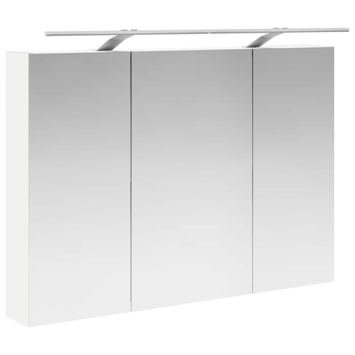 Bathroom Cabinet Set 4 pcs White Engineered Wood