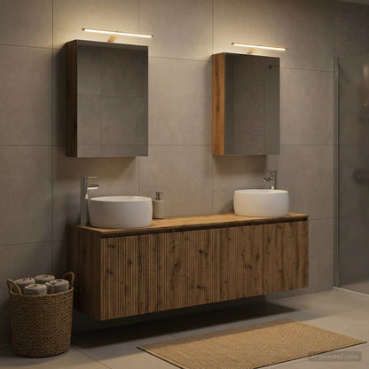 Bathroom Cabinet Set 5 pcs Artisan Oak Engineered Wood