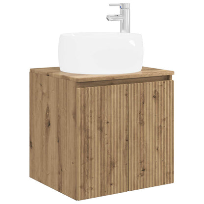 Bathroom Cabinet Set 5 pcs Artisan Oak Engineered Wood