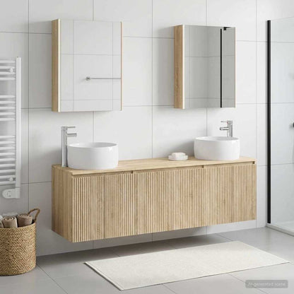 Bathroom Cabinet Set 5 pcs Sonoma Oak Engineered Wood