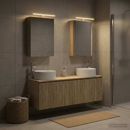 Bathroom Cabinet Set 5 pcs Sonoma Oak Engineered Wood