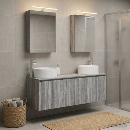 Bathroom Cabinet Set 5 pcs Grey Sonoma Engineered Wood