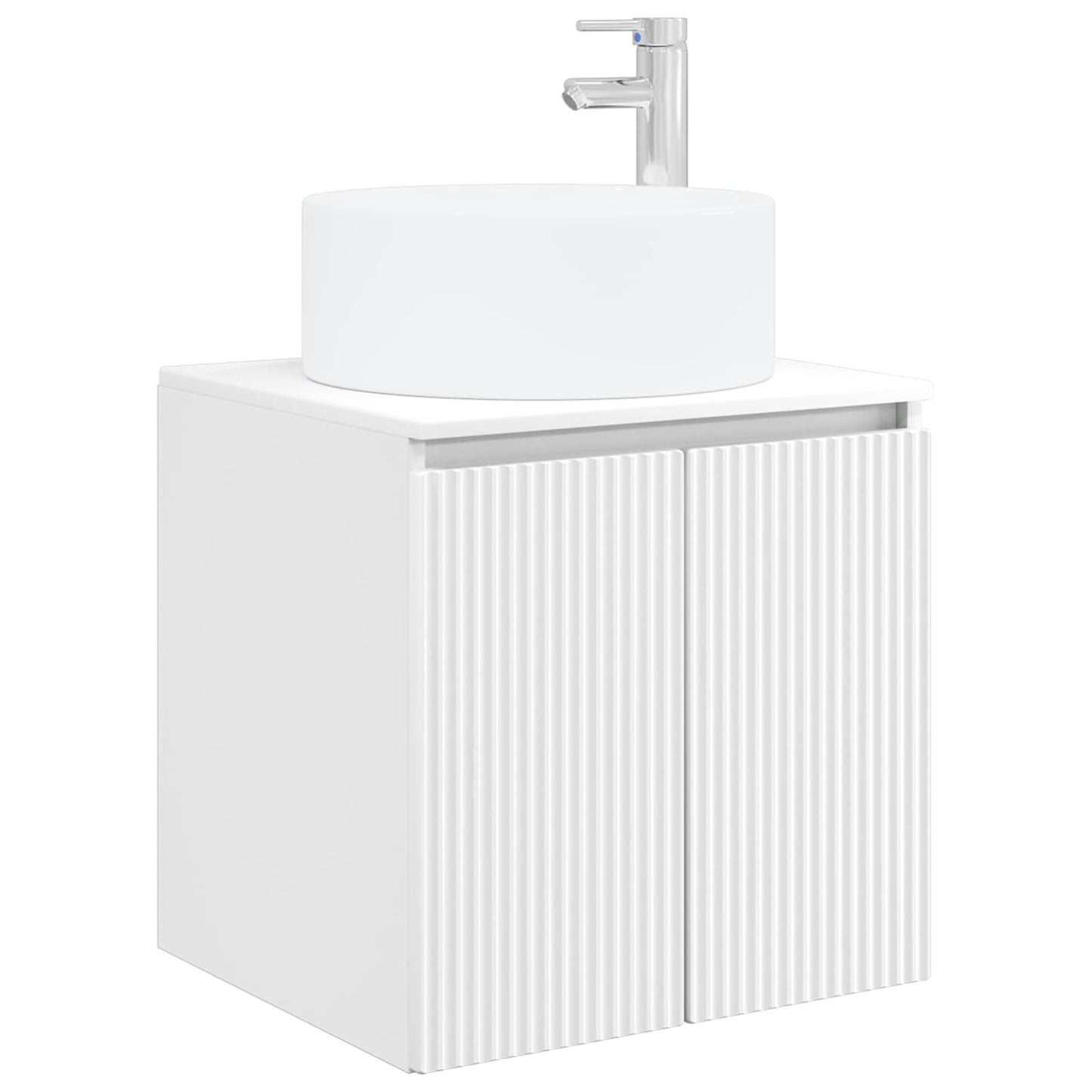 Bathroom Cabinet Set 5 pcs White Engineered Wood