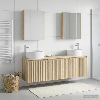 Bathroom Cabinet Set 5 pcs Sonoma Oak Engineered Wood