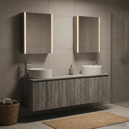 Bathroom Cabinet Set 5 pcs Grey Sonoma Engineered Wood