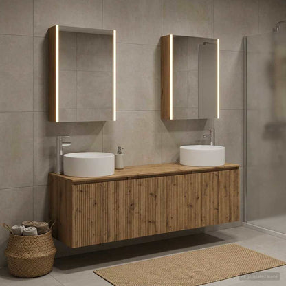 Bathroom Cabinet Set 5 pcs Artisan Oak Engineered Wood