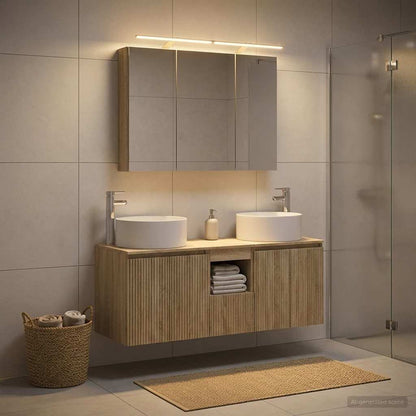 Bathroom Cabinet Set 4 pcs Sonoma Oak Engineered Wood