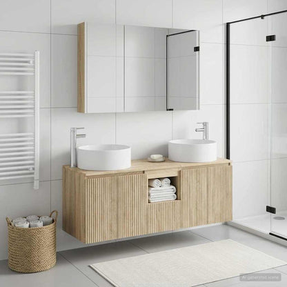 Bathroom Cabinet Set 4 pcs Sonoma Oak Engineered Wood