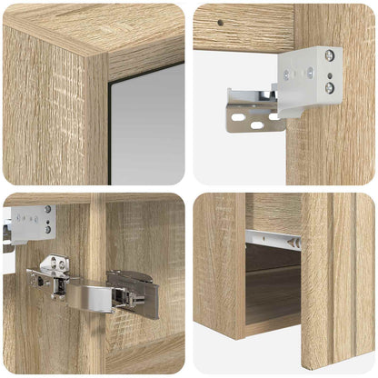 Bathroom Cabinet Set 5 pcs Sonoma Oak Engineered Wood