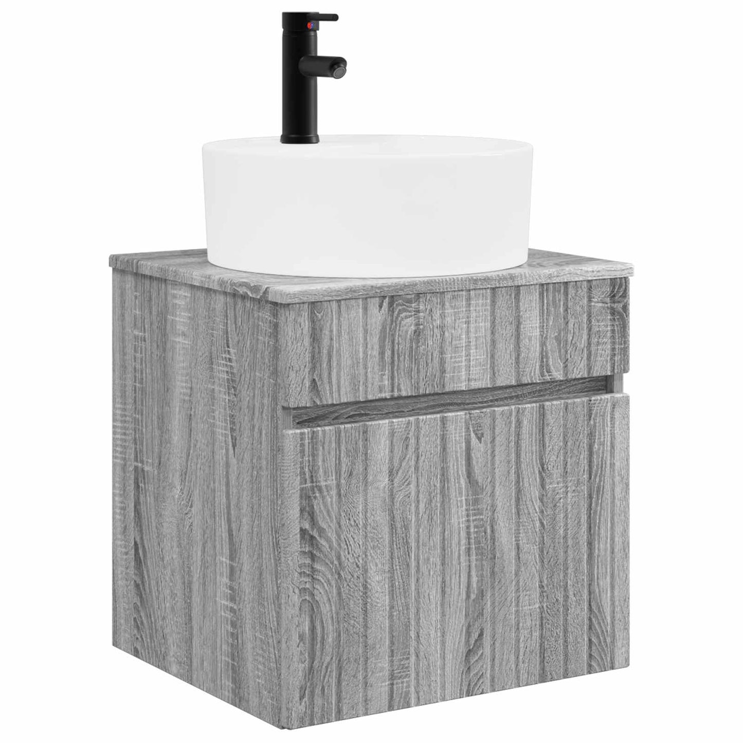 Bathroom Cabinet Set 5 pcs Grey Sonoma Engineered Wood