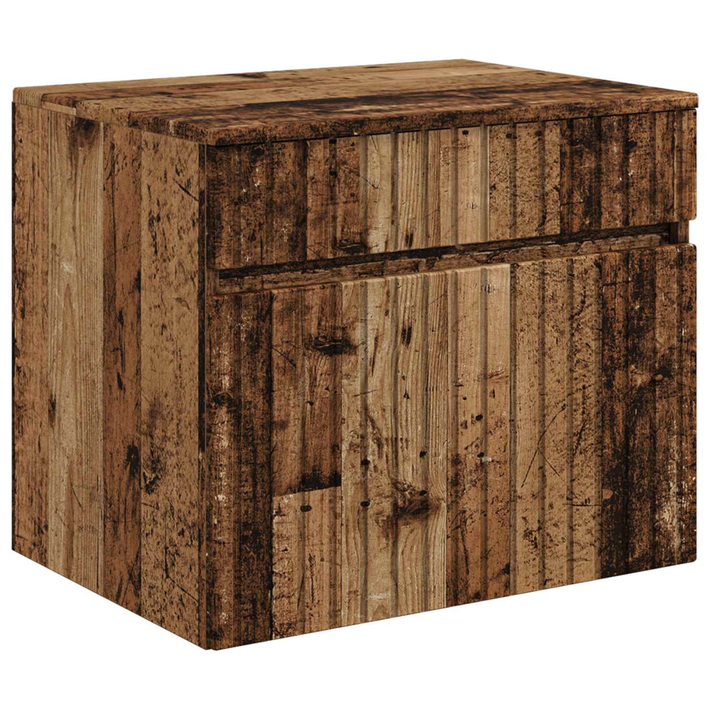 Bathroom Cabinet Set 5 pcs Old Wood Engineered Wood