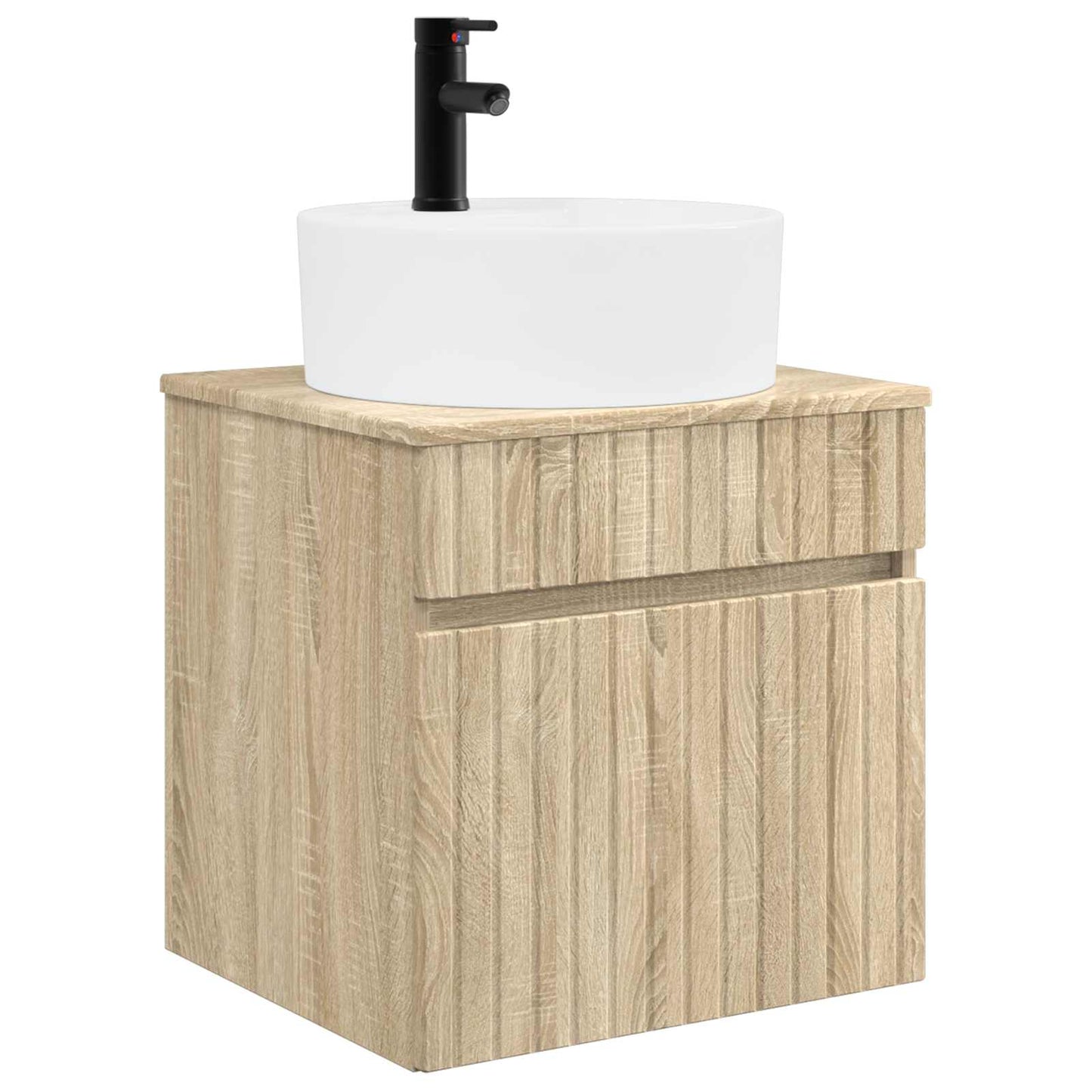 Bathroom Cabinet Set 5 pcs Sonoma Oak 53 x 15.5 x 70 cm