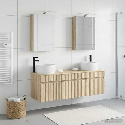 Bathroom Cabinet Set 5 pcs Sonoma Oak Engineered Wood