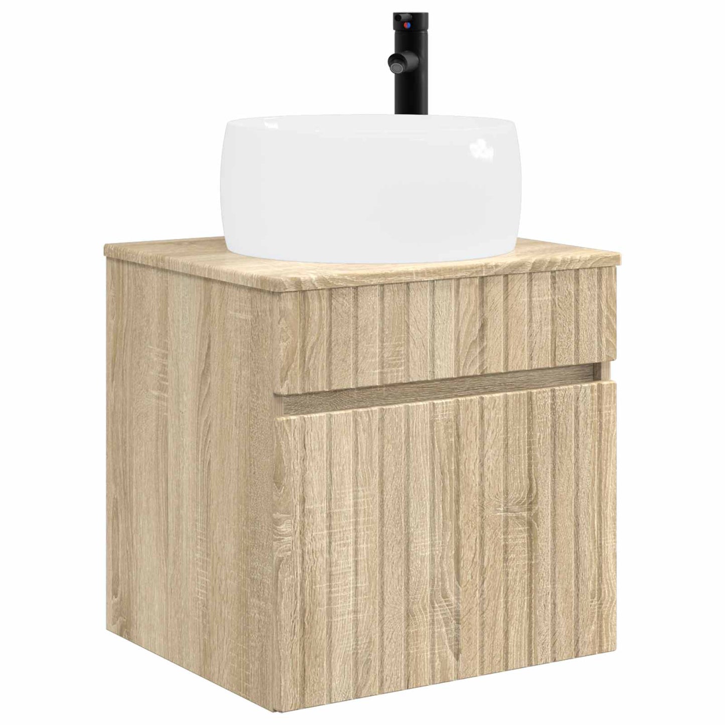 Bathroom Cabinet Set 5 pcs Sonoma Oak 50 x 14.5 x 70 cm