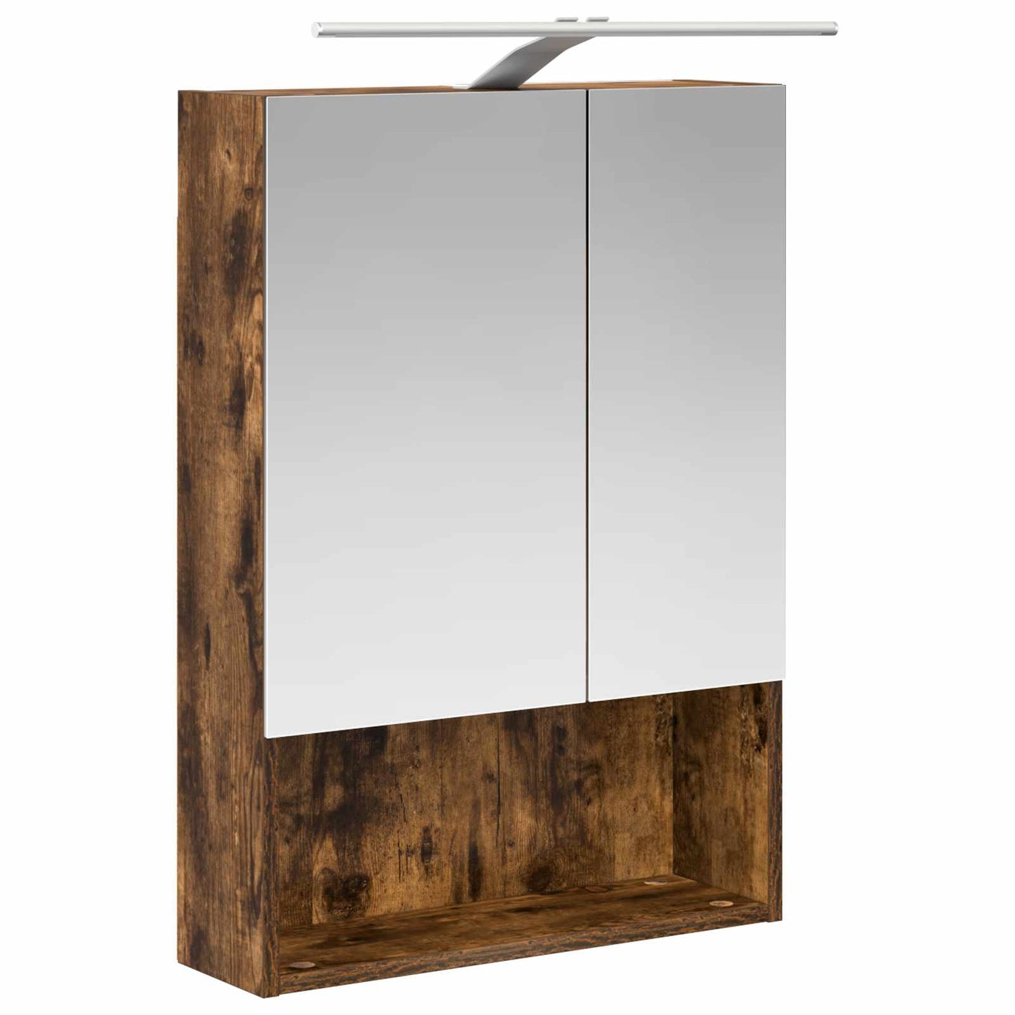 Bathroom Cabinet Set 5 pcs Smoked Oak 50 x 14.5 x 70 cm