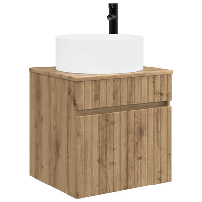 Bathroom Cabinet Set 4 pcs Artisan Oak Engineered Wood