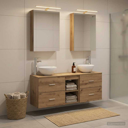 Bathroom Cabinet Set 5 pcs Artisan Oak Engineered Wood