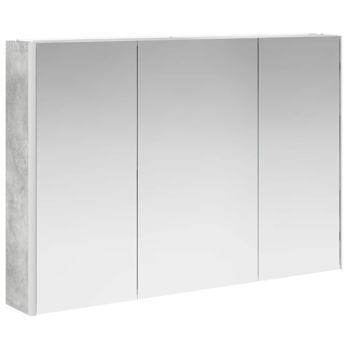 Bathroom Furniture Set 4 pcs Concrete Grey