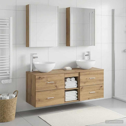 Bathroom Furniture Set 5 pcs Artisan Oak