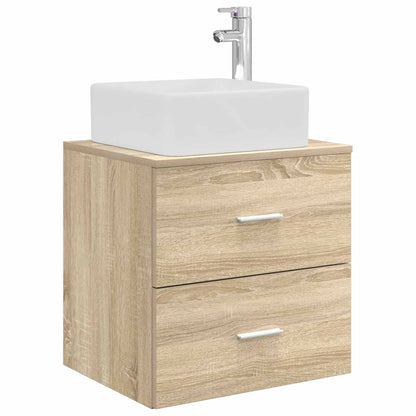 Bathroom Furniture Set 4 pcs Sonoma Oak