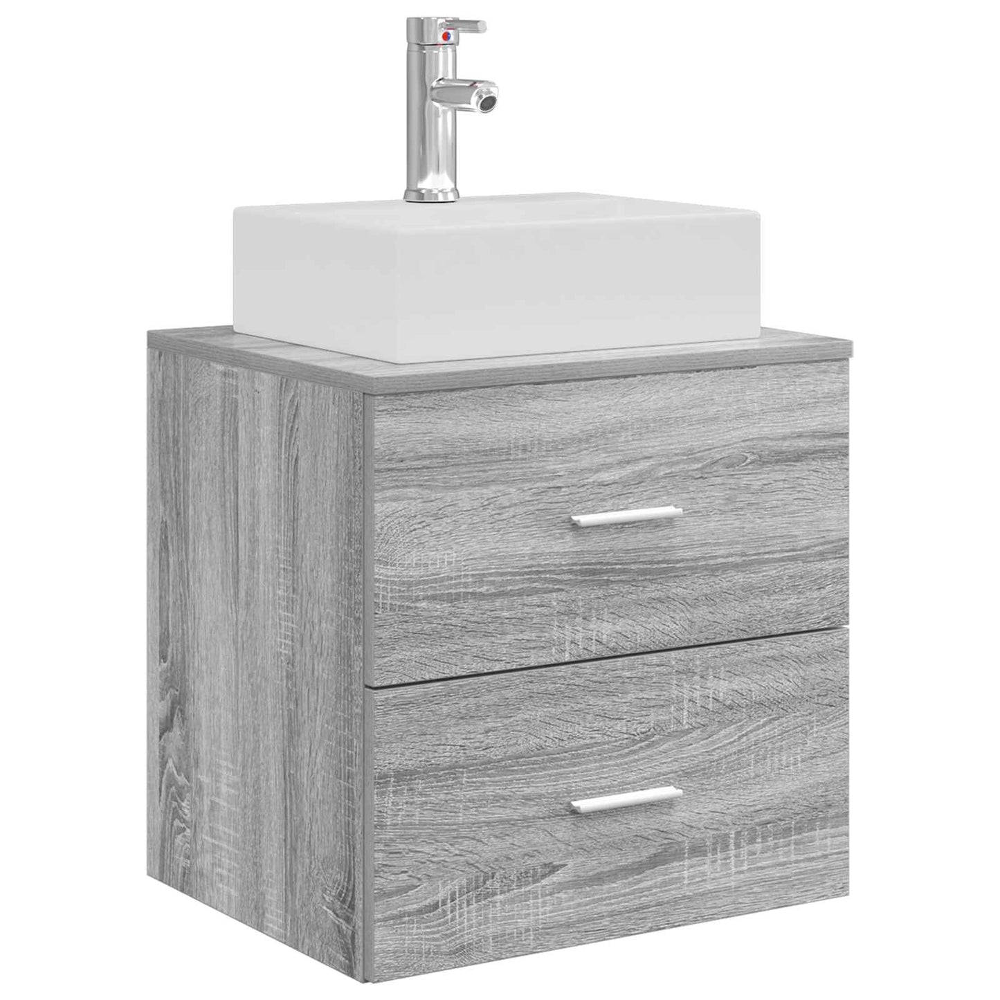 Bathroom Furniture Set 5 pcs Grey Sonoma