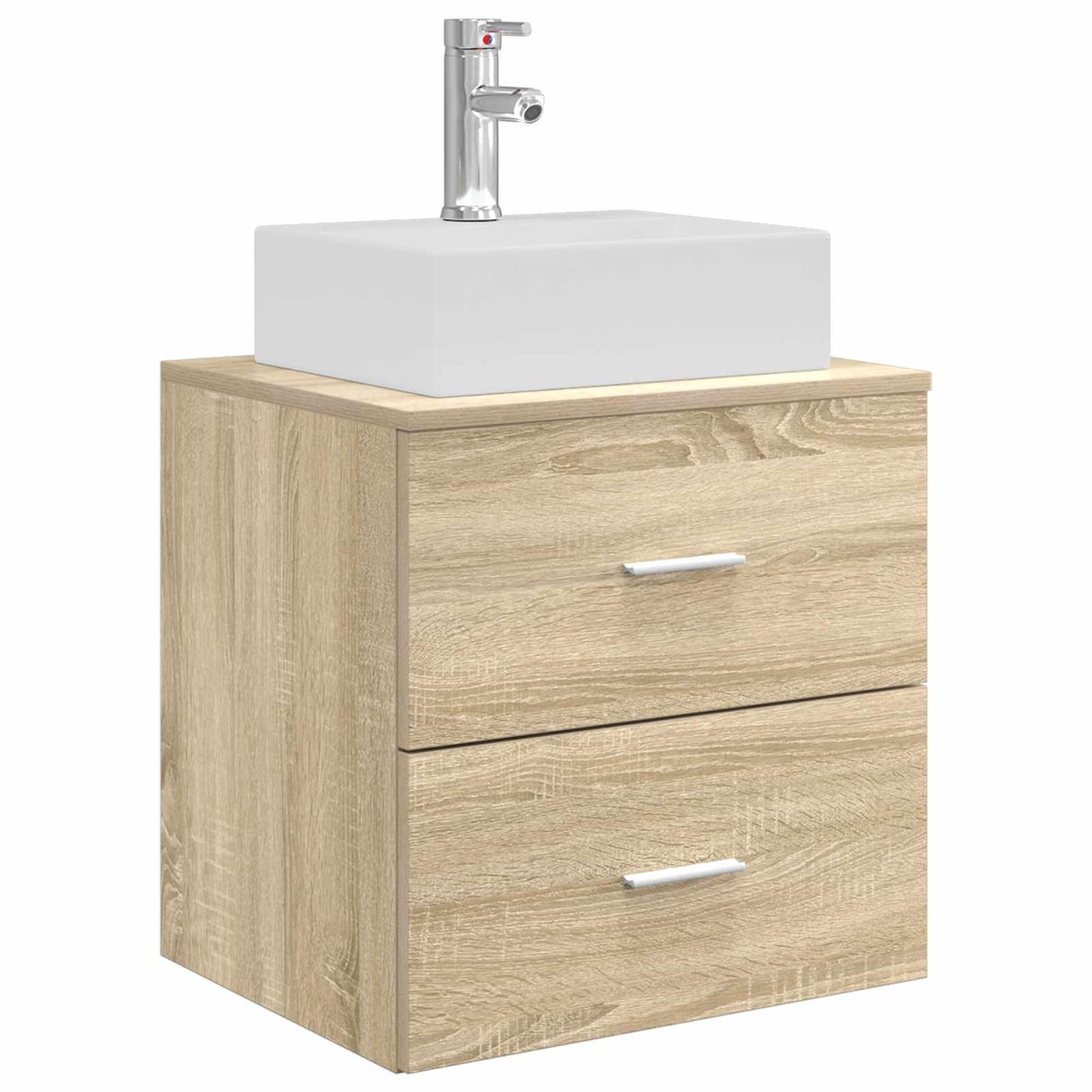Bathroom Furniture Set 5 pcs Sonoma Oak