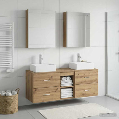 Bathroom Furniture Set 5 pcs Artisan Oak