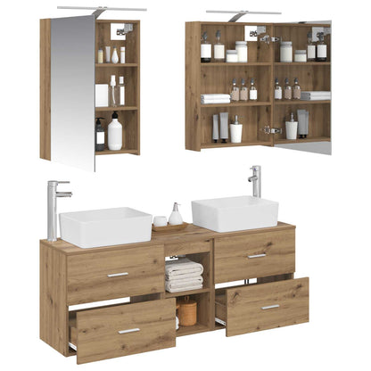 Bathroom Furniture Set 5 pcs Artisan Oak
