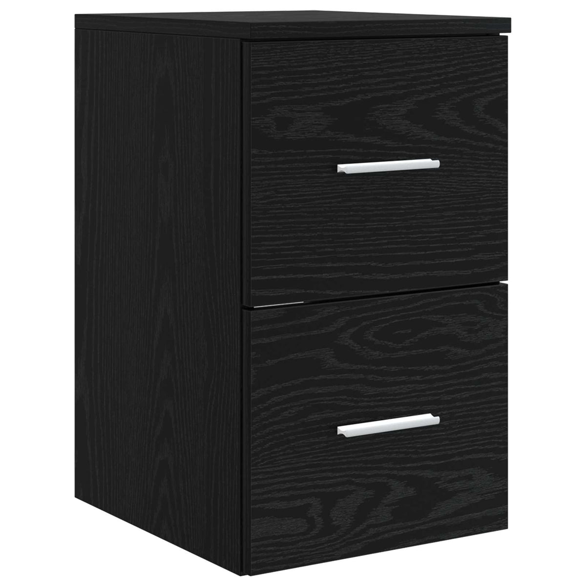 Bathroom Furniture Set 4 pcs Black Oak