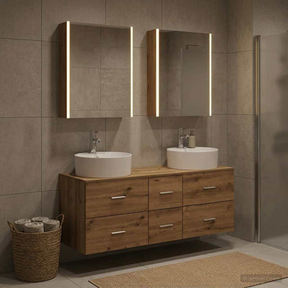 Bathroom Furniture Set 5 pcs Artisan Oak