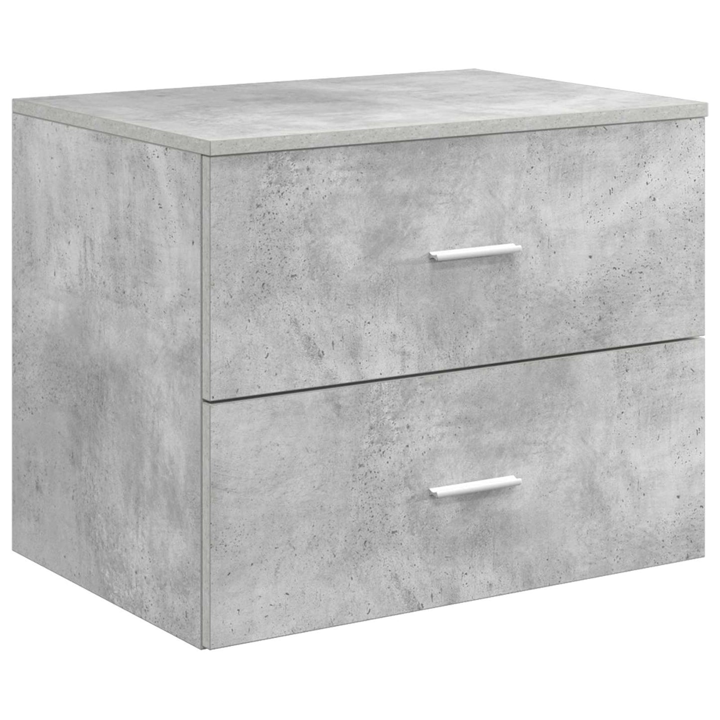 Bathroom Furniture Set 4 pcs Concrete Grey