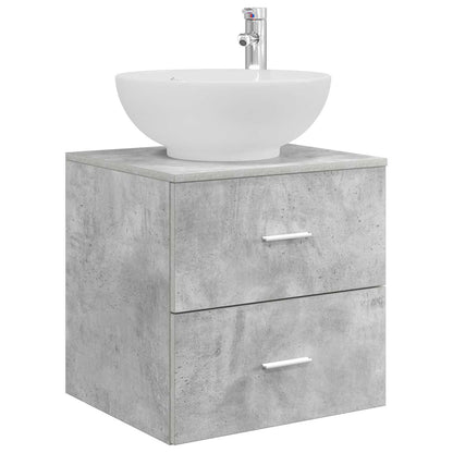Bathroom Furniture Set 5 pcs Concrete Grey