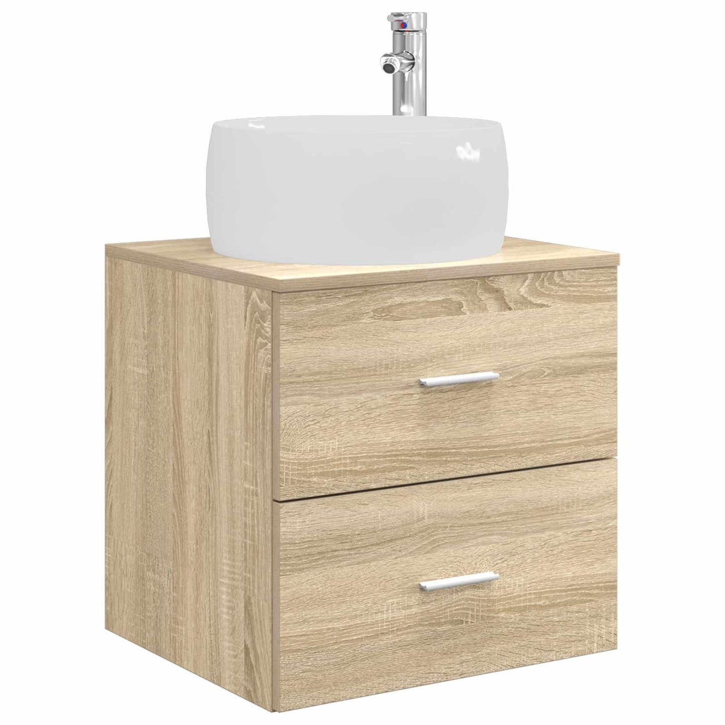 Bathroom Furniture Set 4 pcs Sonoma Oak