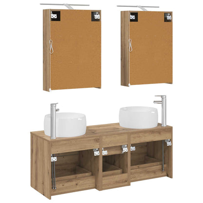 Bathroom Furniture Set 5 pcs Artisan Oak