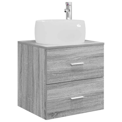 Bathroom Furniture Set 5 pcs Grey Sonoma