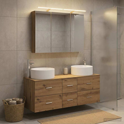 Bathroom Furniture Set 4 pcs Artisan Oak