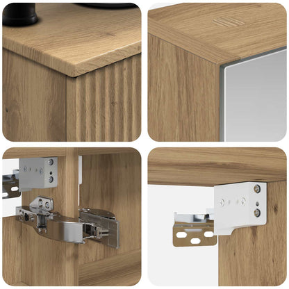 Bathroom Furniture Set 6 pcs Artisan Oak