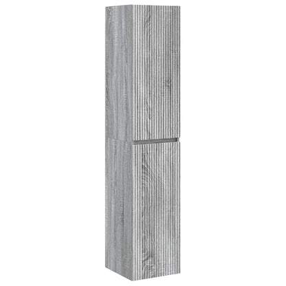 Bathroom Furniture Set 5 pcs Grey Sonoma