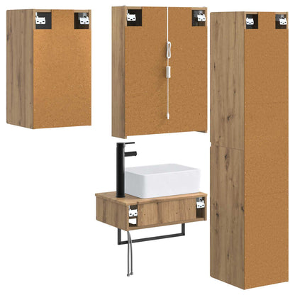 Bathroom Furniture Set 5 pcs Artisan Oak