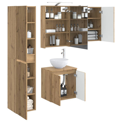 Bathroom Cabinet Set 5 pcs Artisan Oak 50 x 14.5 x 70 cm