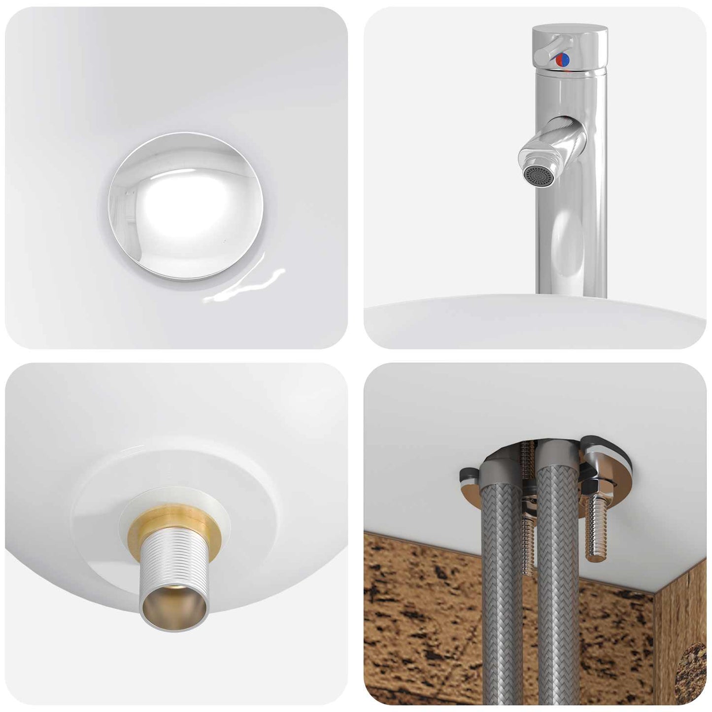 Bathroom Cabinet Set 5 pcs Old Wood Engineered Wood