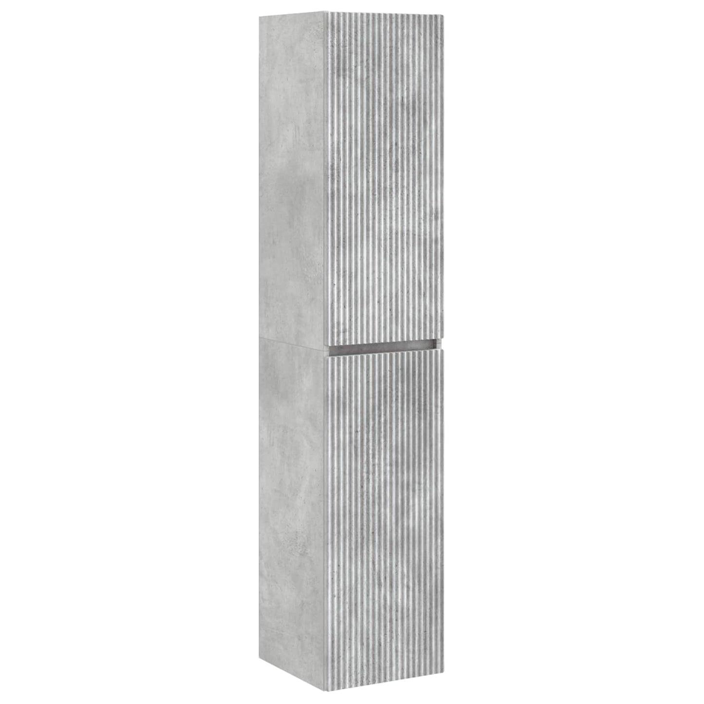 Bathroom Cabinet Set 5 pcs Concrete Grey 50 x 14.5 x 70 cm