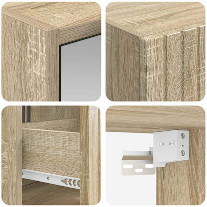 Bathroom Cabinet Set 5 pcs Sonoma Oak Engineered Wood
